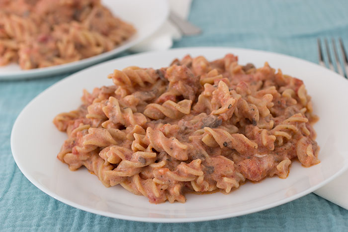 Ricotta and tomatoes pasta recipe