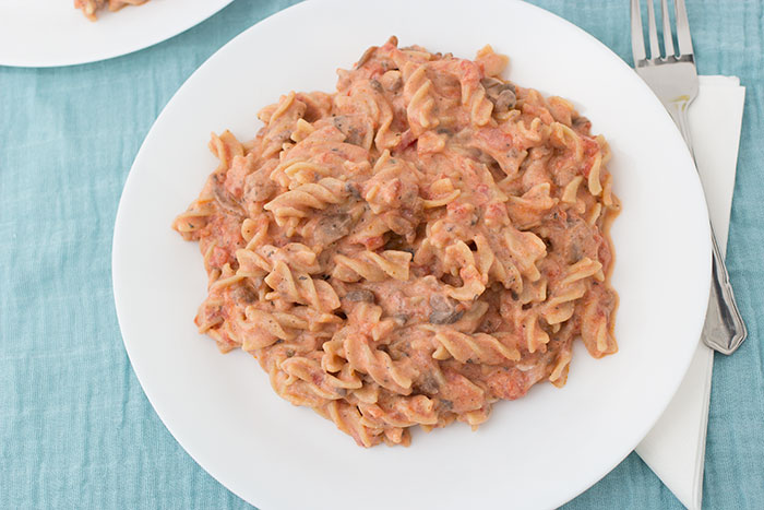 Ricotta and tomatoes pasta recipe