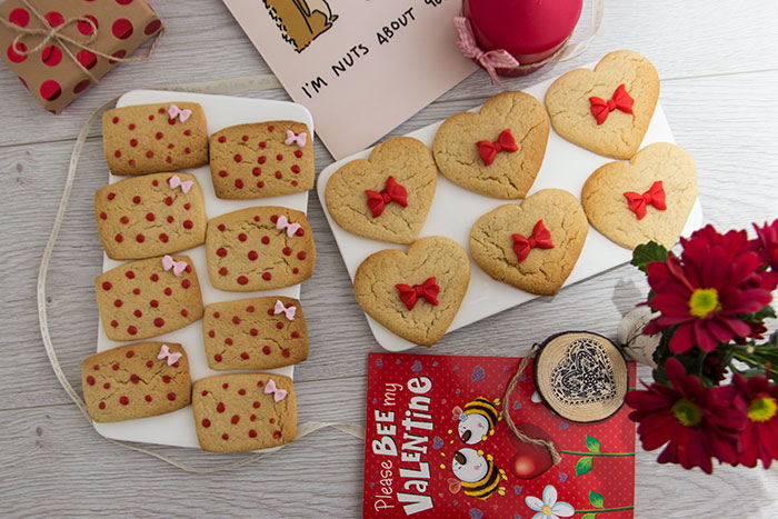 Valentine's Day Biscuits. Different view