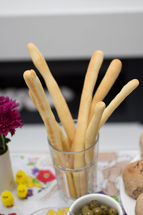 Easter menu bread sticks