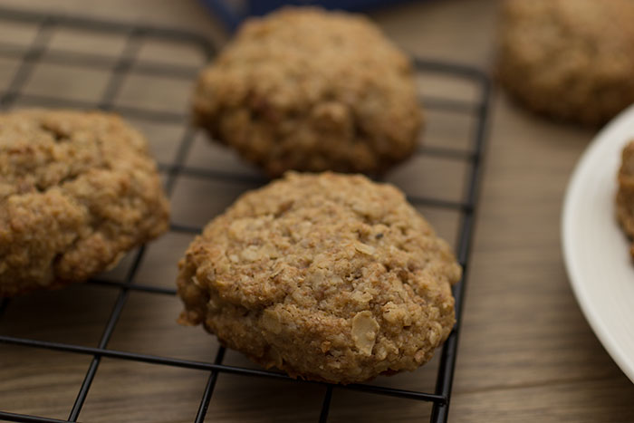 Close up with Peanut butter cookies